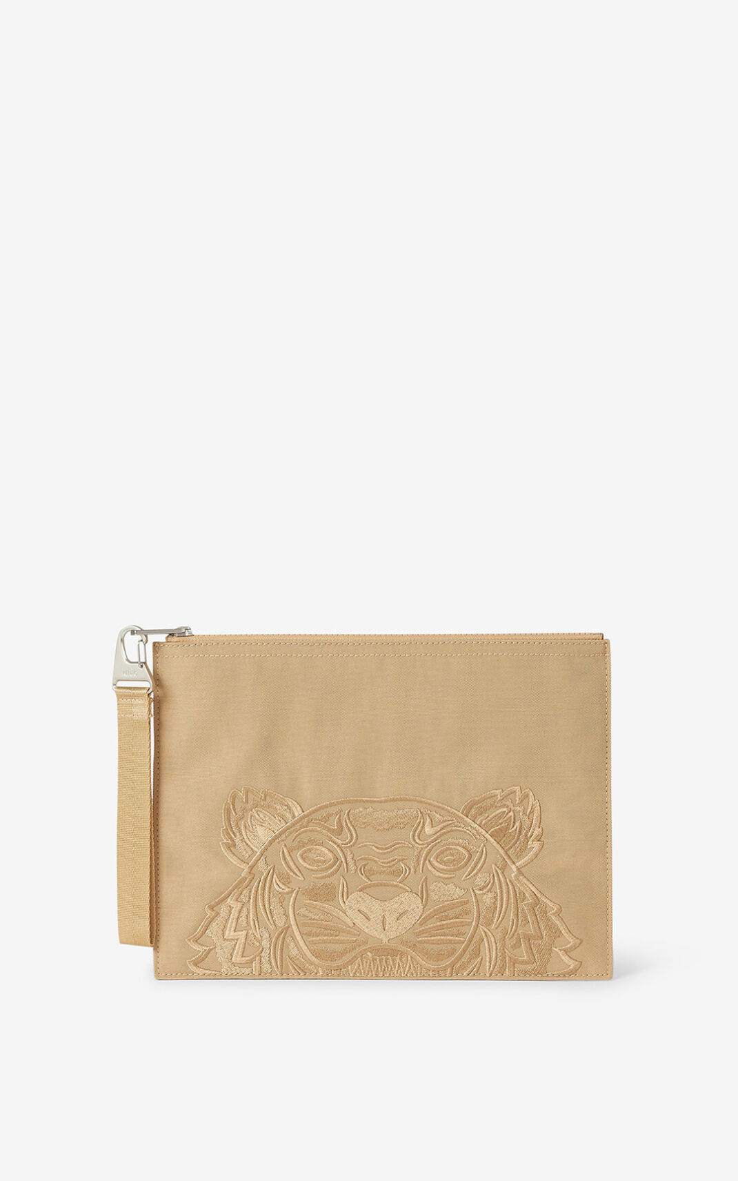 Kenzo Large canvas Kampus Tiger Ženska Denarnica Bež SI-0649397